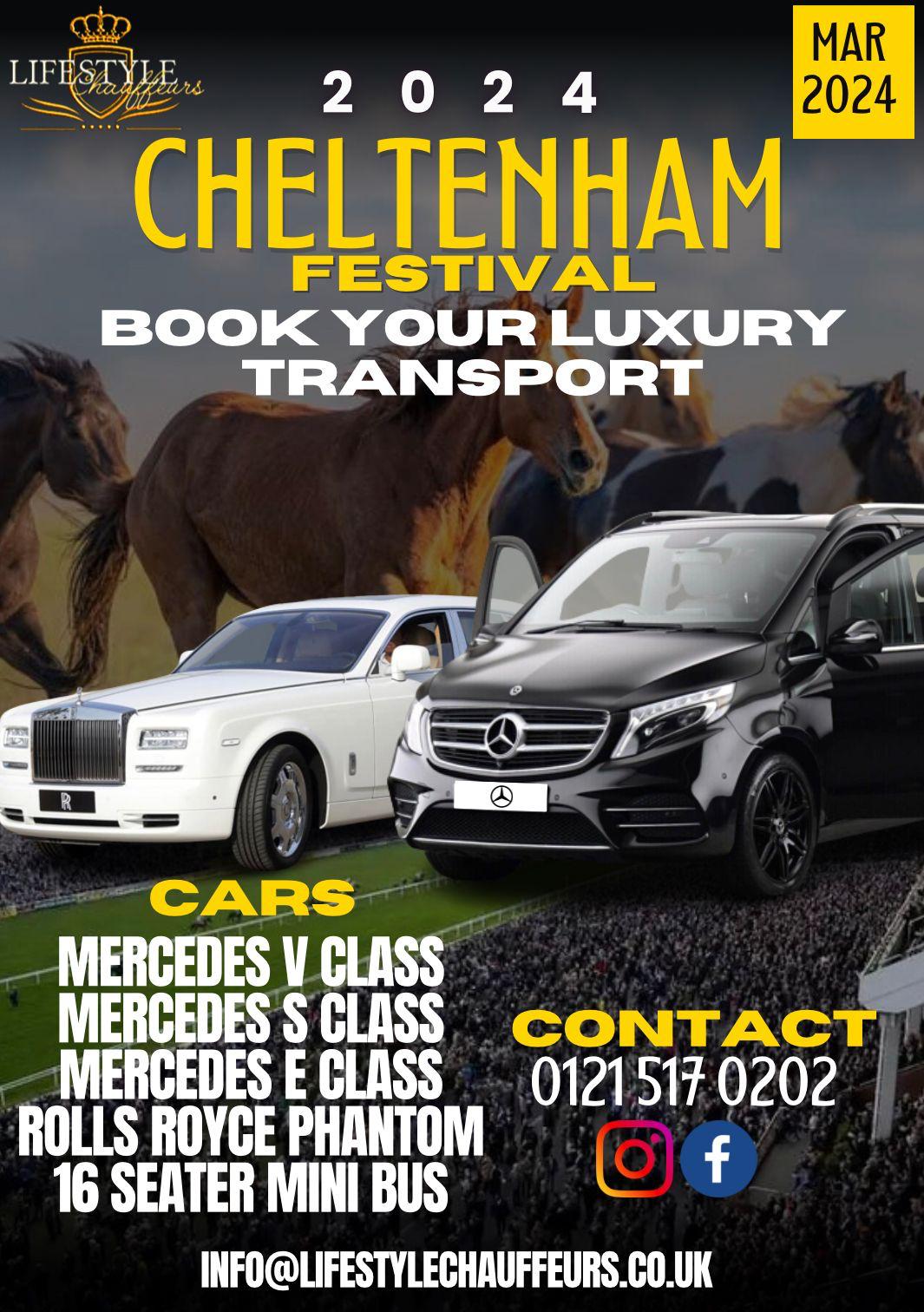 Unleash the Thrill of The Cheltenham Festival in Unmatched Style with Lifestyle Chauffeurs